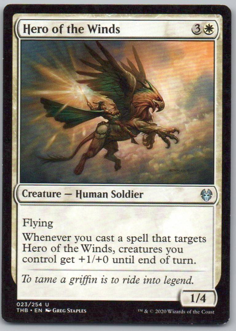 Hero of the Winds 23 Normal Creature Card - Theros Beyond Death