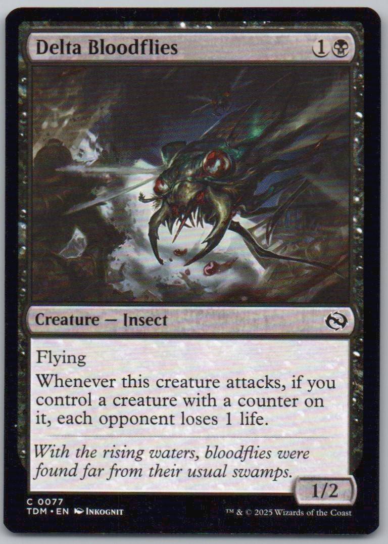 Delta Bloodflies 77 Normal Creature Card - Tarkir: Dragonstorm