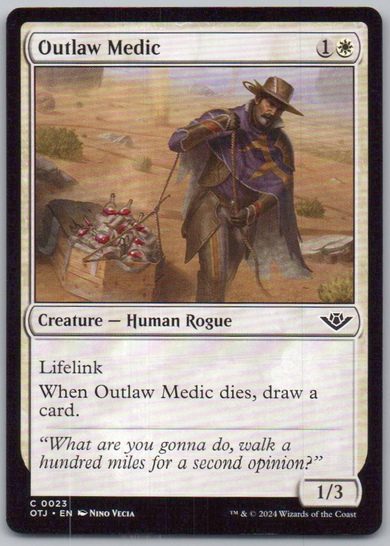 Outlaw Medic 23 Normal Creature Card - Outlaws of Thunder Junction