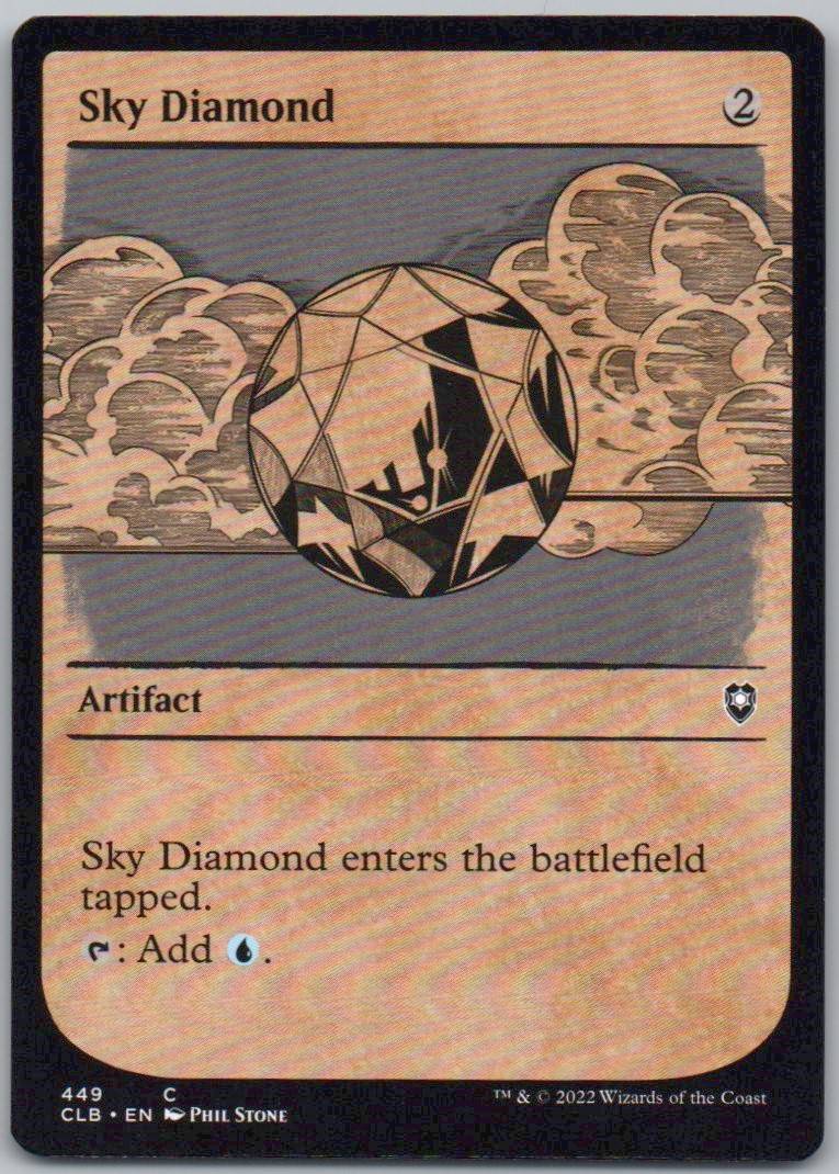 Sky Diamond (Showcase) 449 Normal Artifact Card - Commander Legends: Battle for Baldur's Gate
