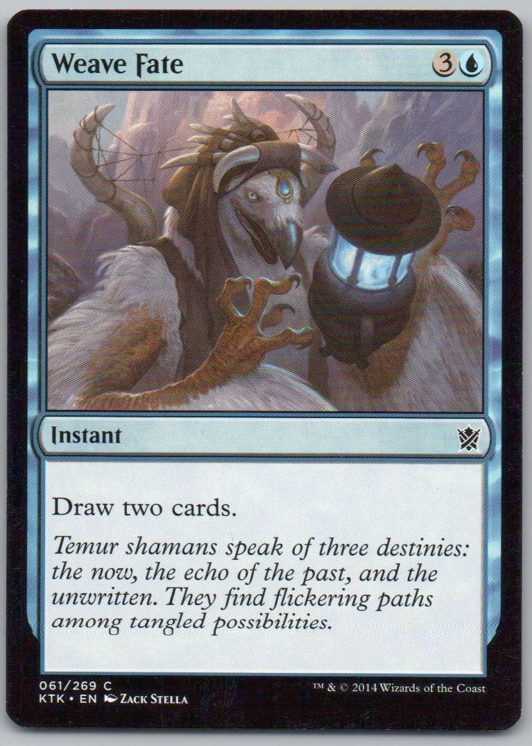 Weave Fate 61 Normal Instant Card - Khans of Tarkir