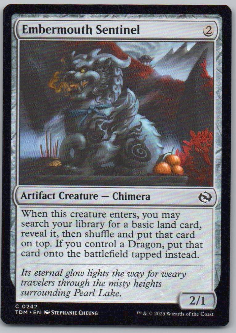 Embermouth Sentinel 242 Normal Artifact Card - Tarkir: Dragonstorm