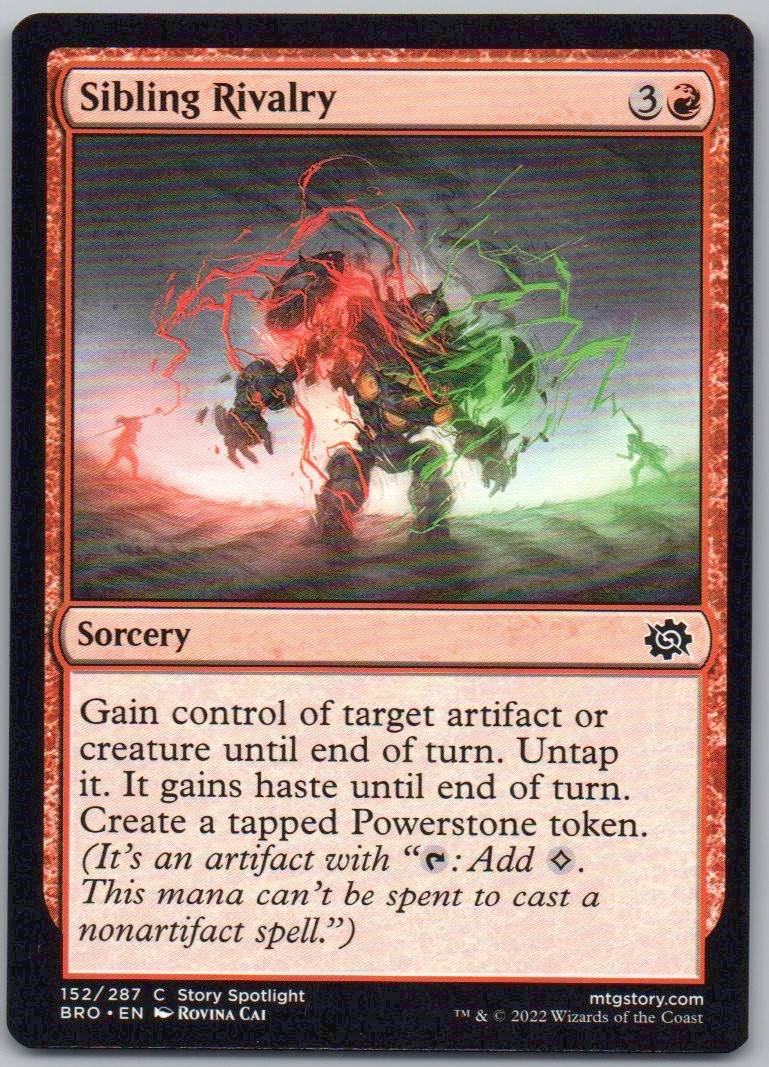 Sibling Rivalry 152 Normal Sorcery Card - The Brothers' War