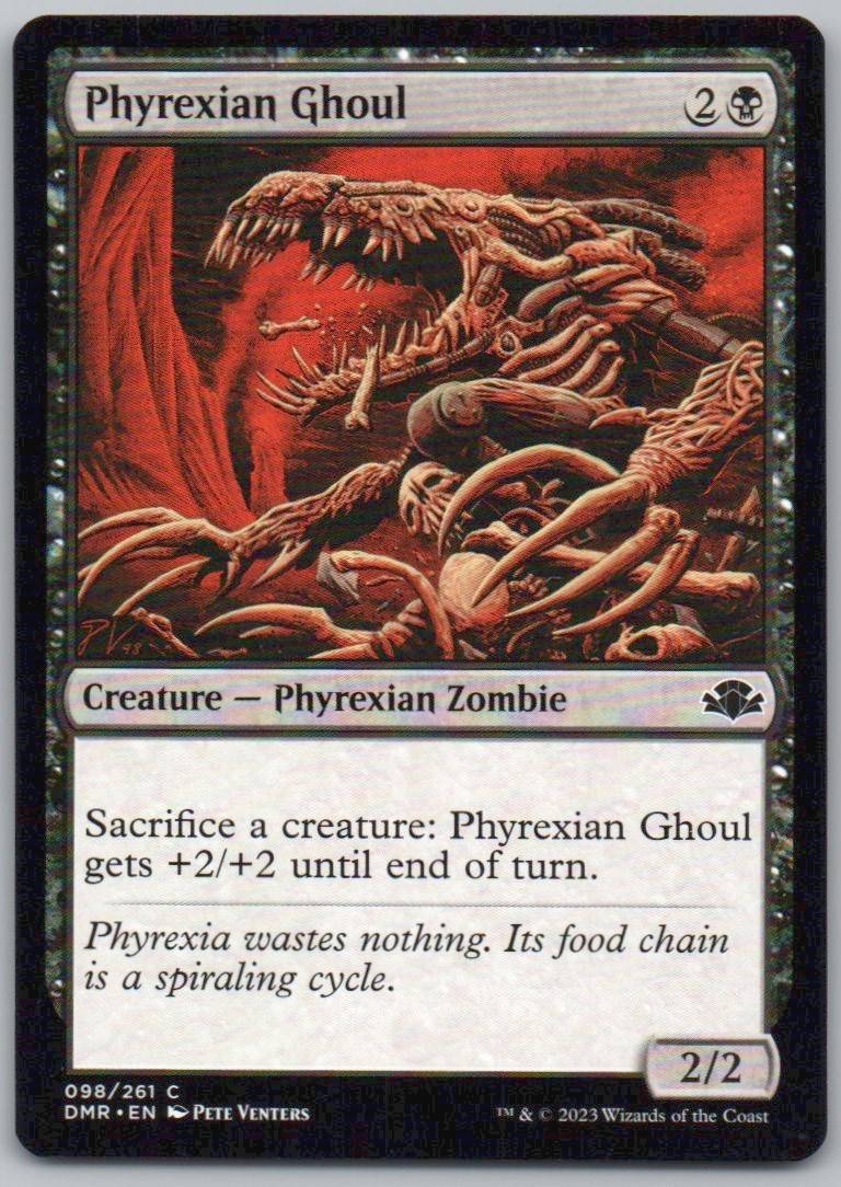 Phyrexian Ghoul 264 Normal Creature Card - Commander: March of the Machine