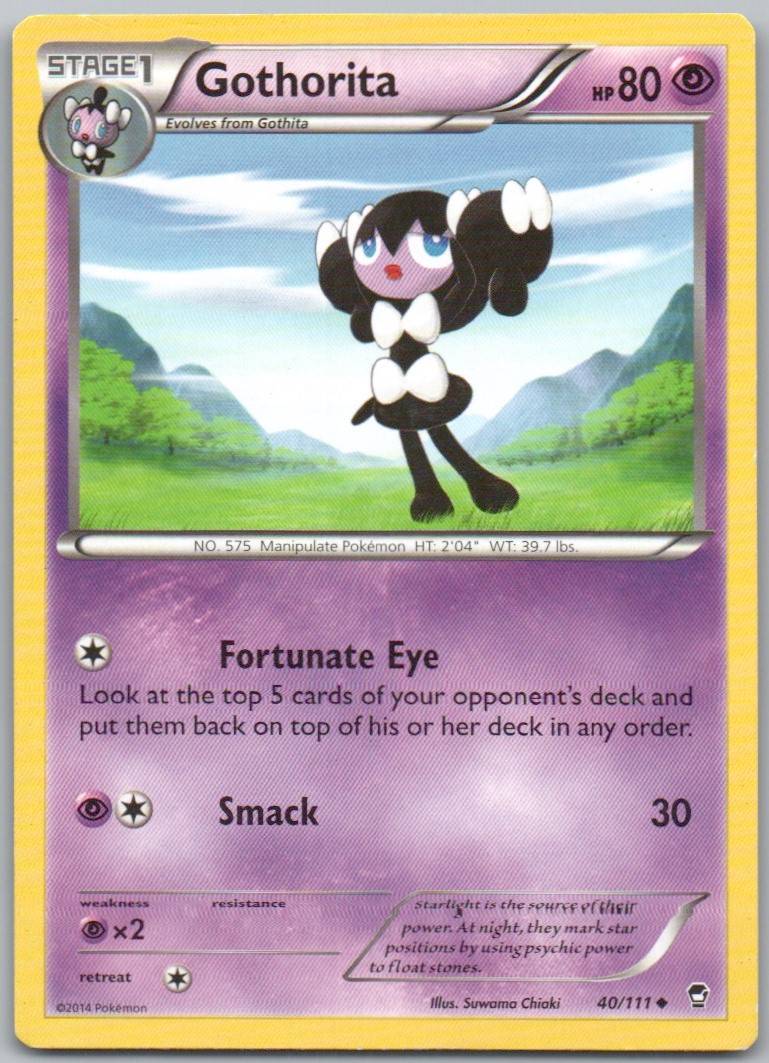 Gothorita 040 Normal Psychic Card - Furious Fists