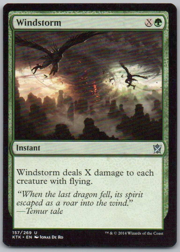 Windstorm 157 Normal Instant Card - Khans of Tarkir