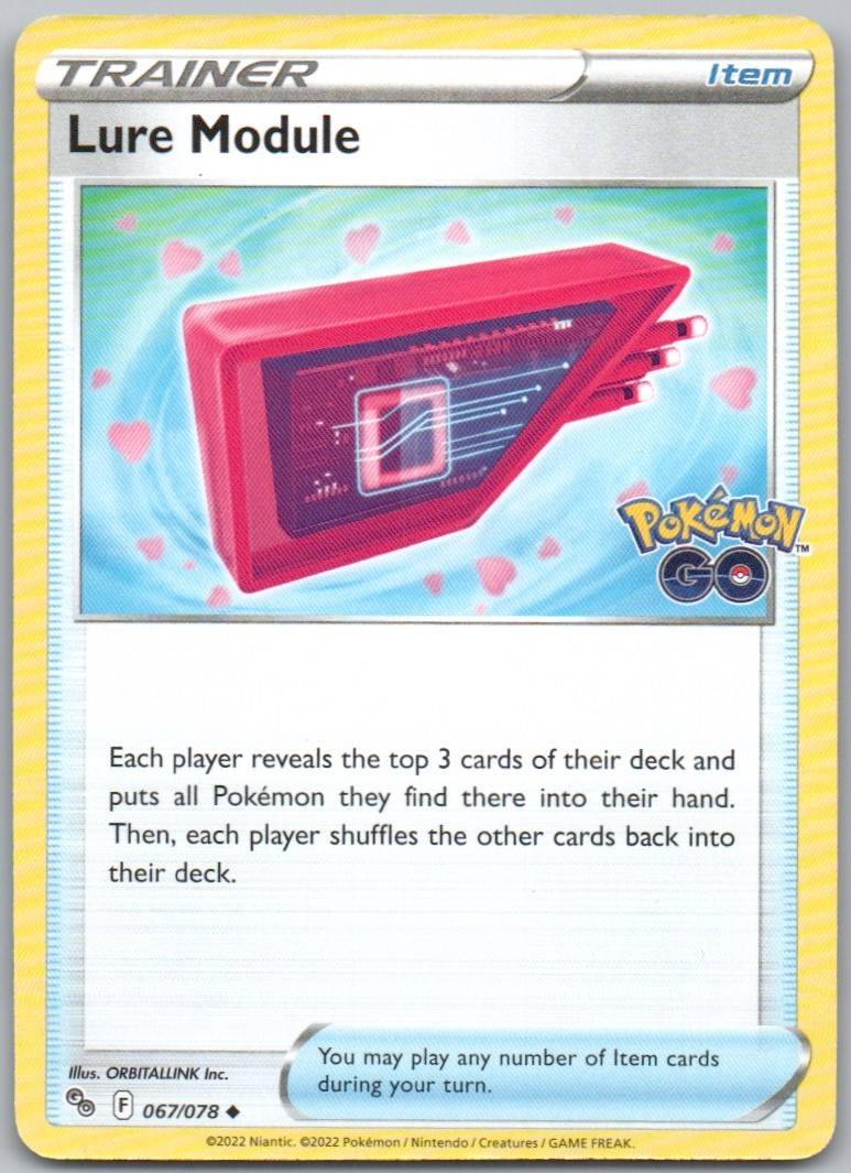 Lure Module 067 Normal Trainer Card - Pokemon GO