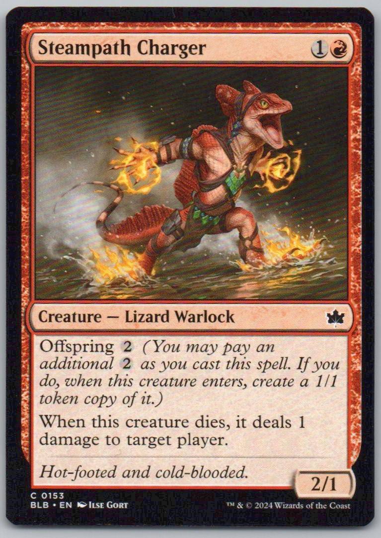 Steampath Charger 153 Normal Creature Card - Bloomburrow