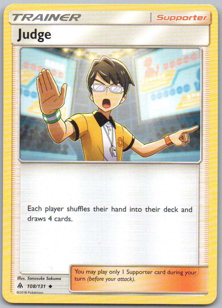 Judge 108 Normal Trainner Card - Forbidden Light