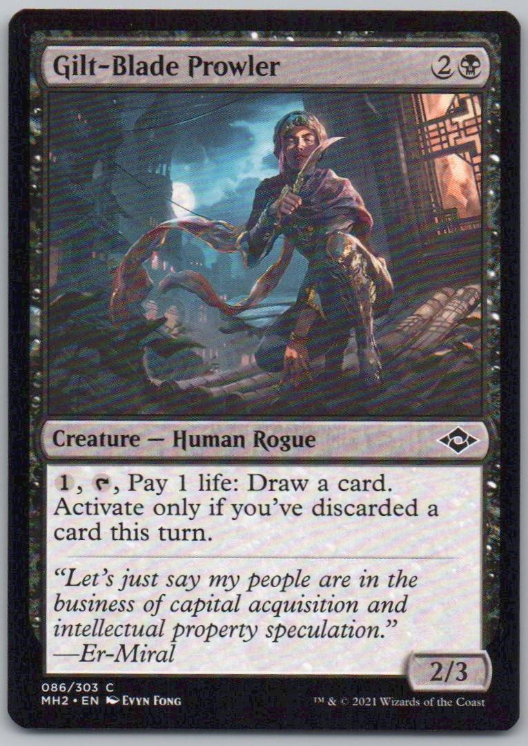 Gilt-Blade Prowler 86 0 Creature Card - Modern Horizons 2