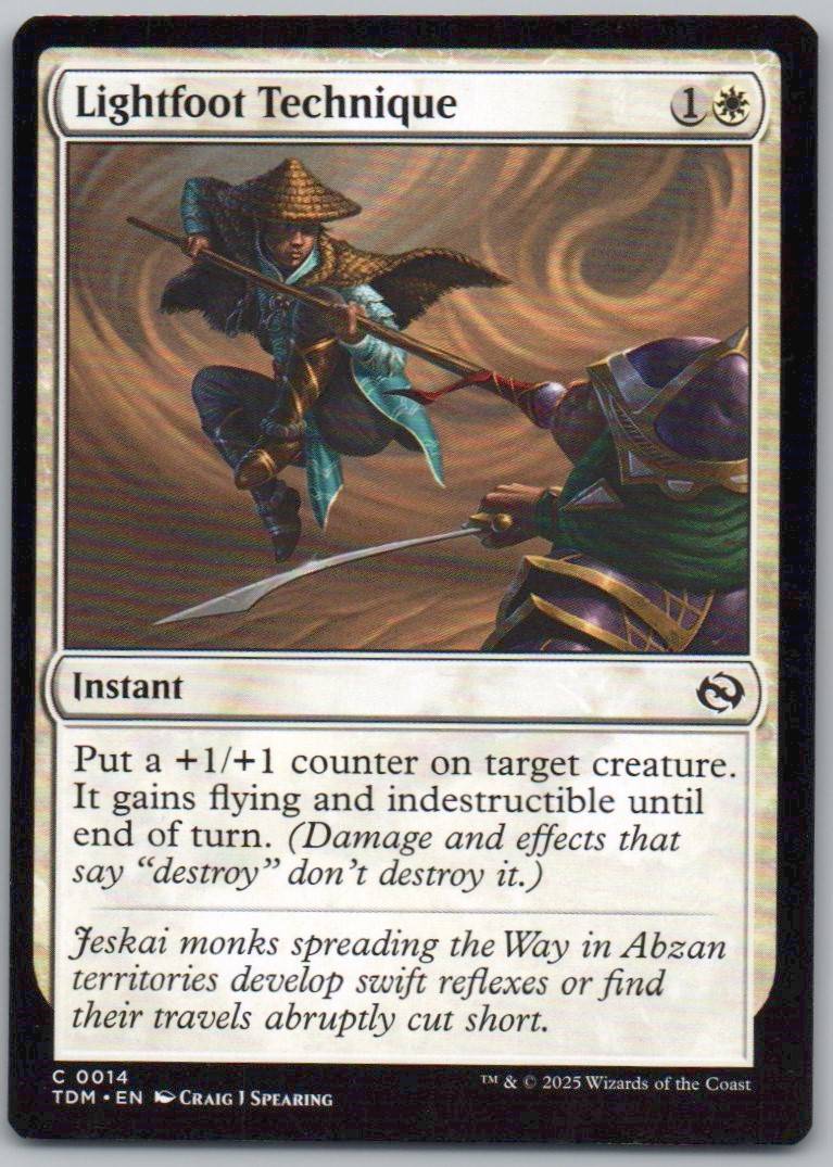 Lightfoot Technique 14 Normal Instant Card - Tarkir: Dragonstorm