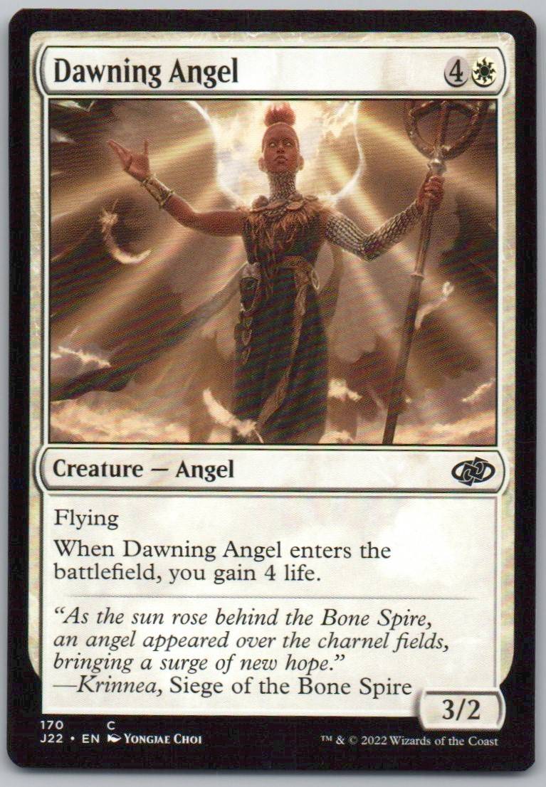 Dawning Angel 170 0 Creature Card - Jumpstart 2022
