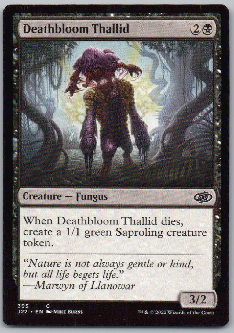 Deathbloom Thallid 395 0 Creature Card - Jumpstart 2022