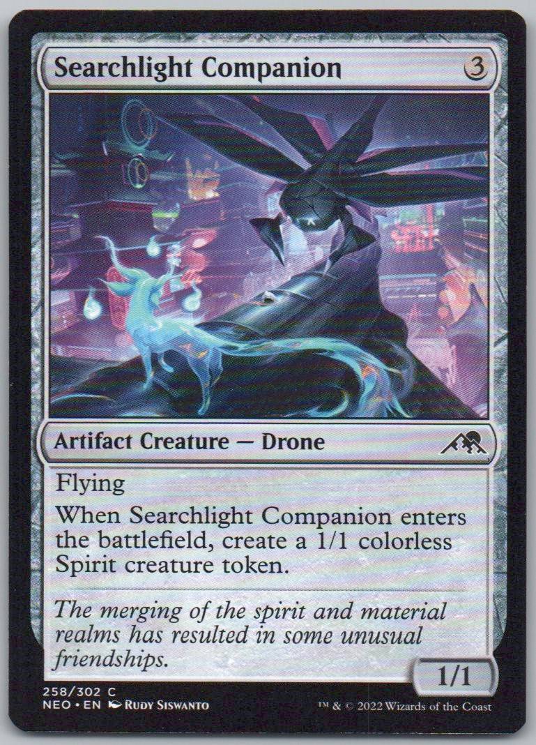 Searchlight Companion 258 Normal Artifact Card - Kamigawa: Neon Dynasty