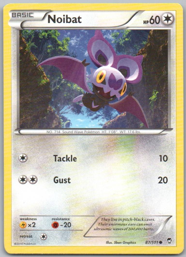 Noibat 087 Normal Colorless Card - Furious Fists