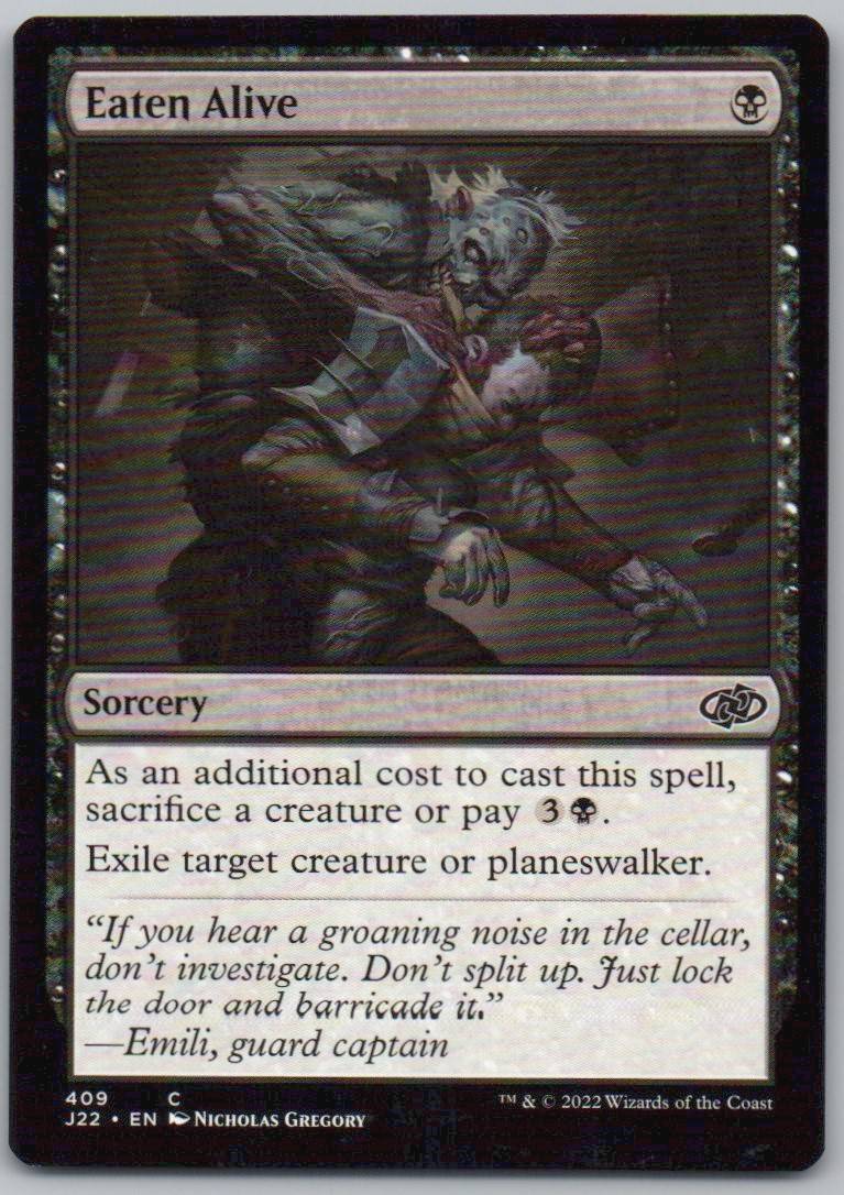 Eaten Alive 409 0 Sorcery Card - Jumpstart 2022