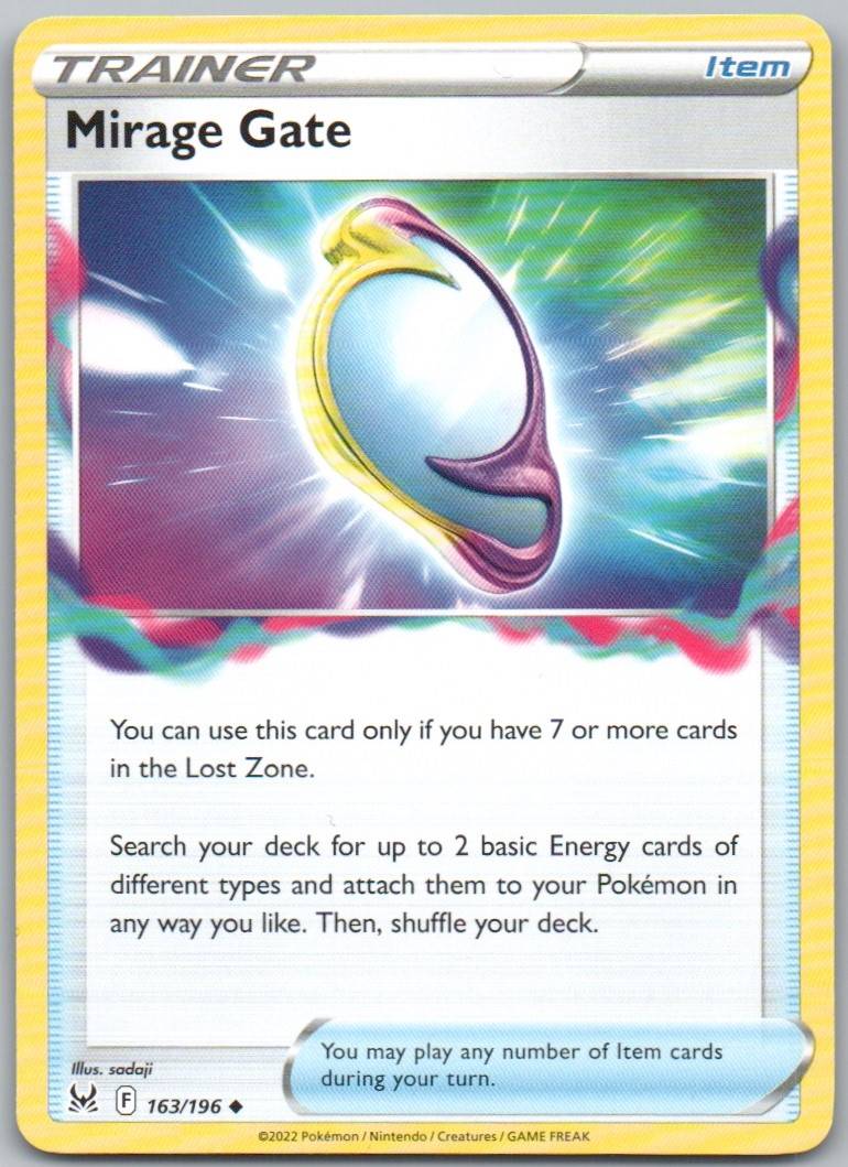Mirage Gate 163 Normal Trainer Card - Lost Origin