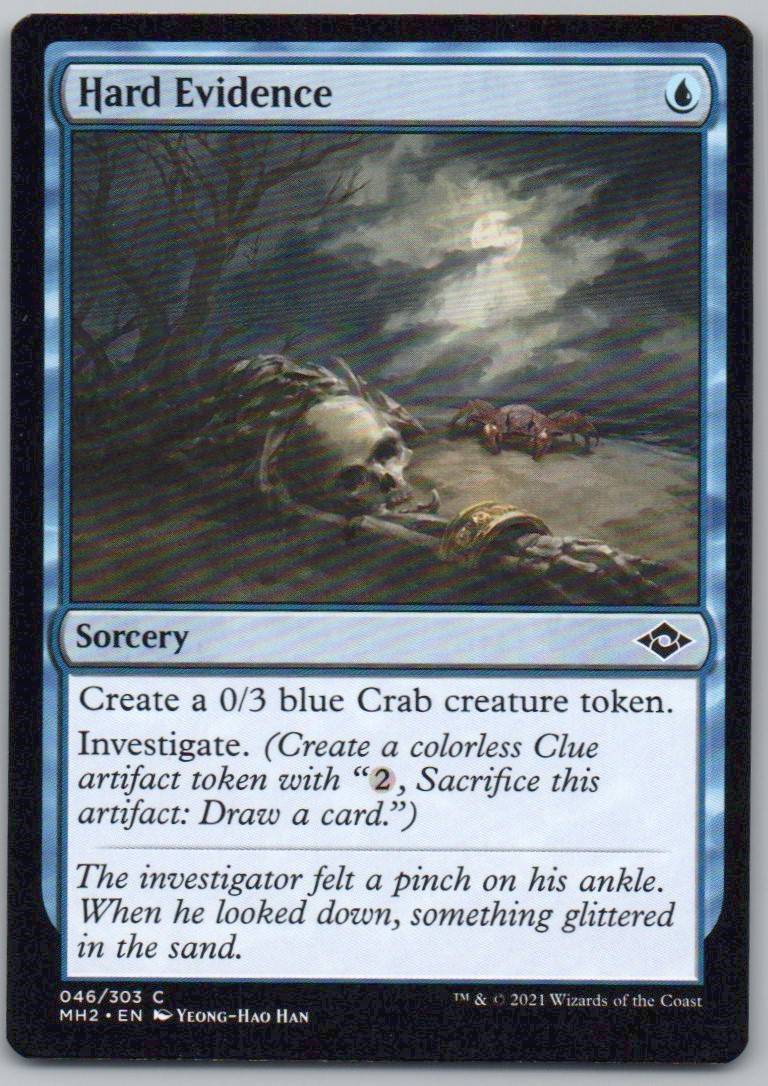 Hard Evidence 46 0 Sorcery Card - Modern Horizons 2