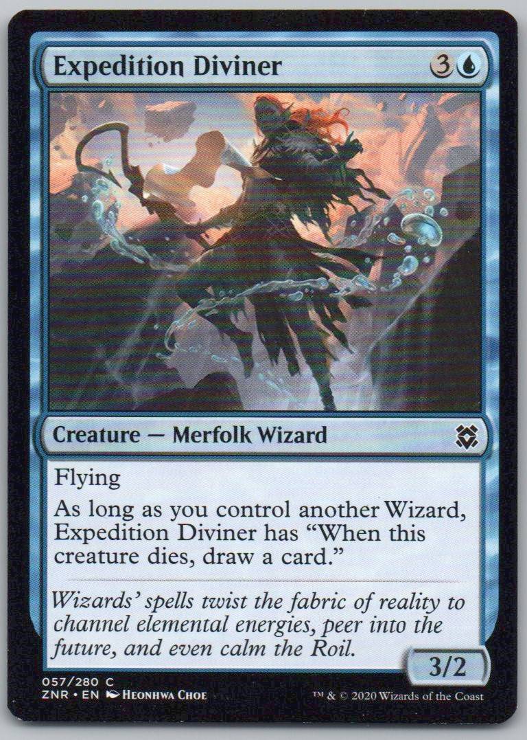 Expedition Diviner 57 Normal Creature Card - Zendikar Rising