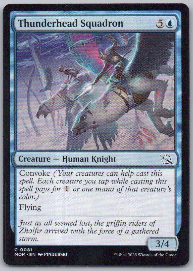 Thunderhead Squadron 81 0 Creature Card - March of the Machine