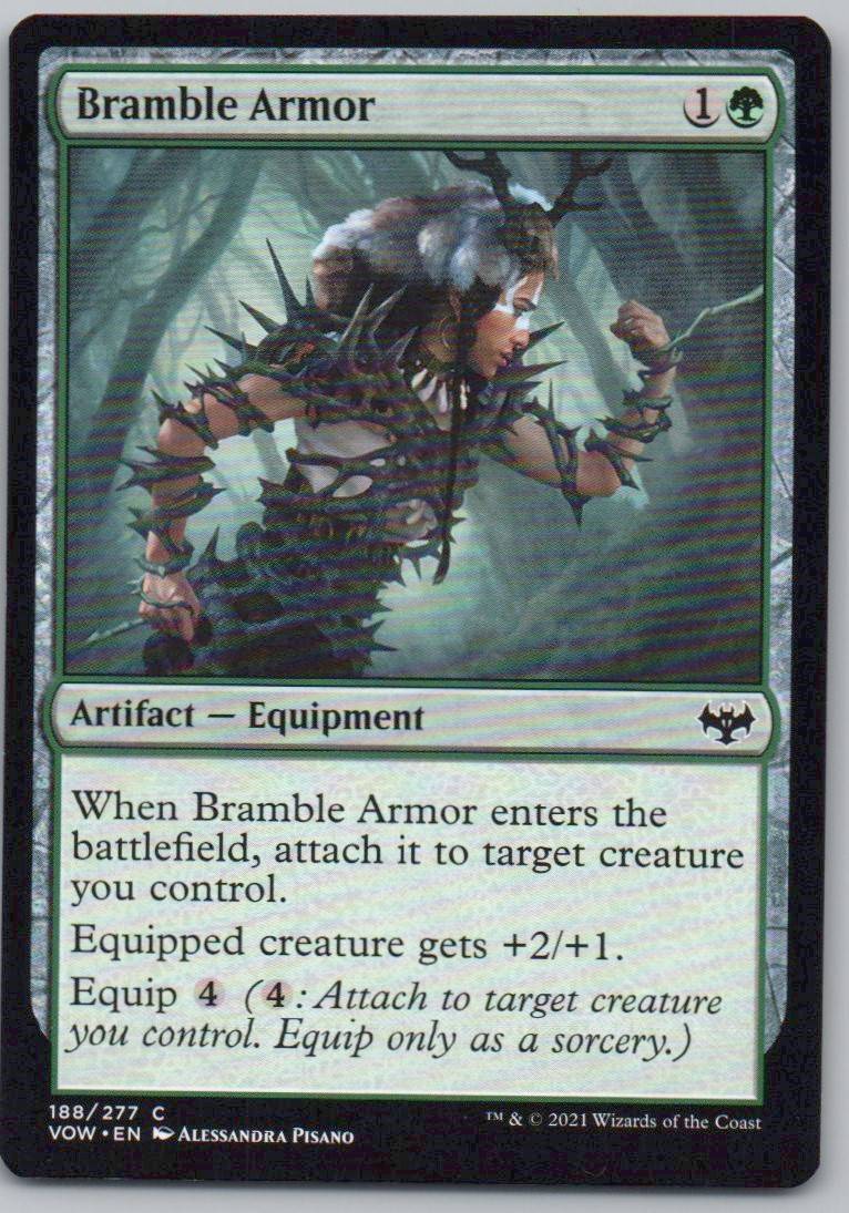 Bramble Armor 188 Normal Artifact Card - Innistrad: Crimson Vow