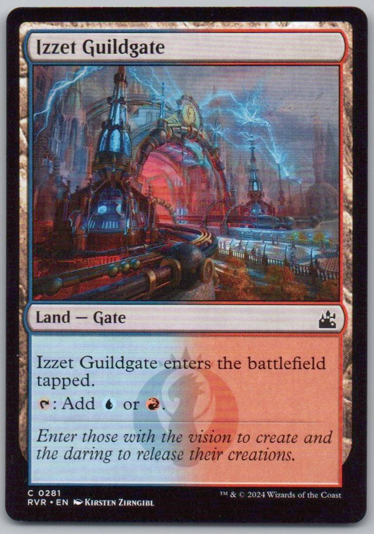 Izzet Guildgate 281 Normal Land Card - Ravnica Remastered