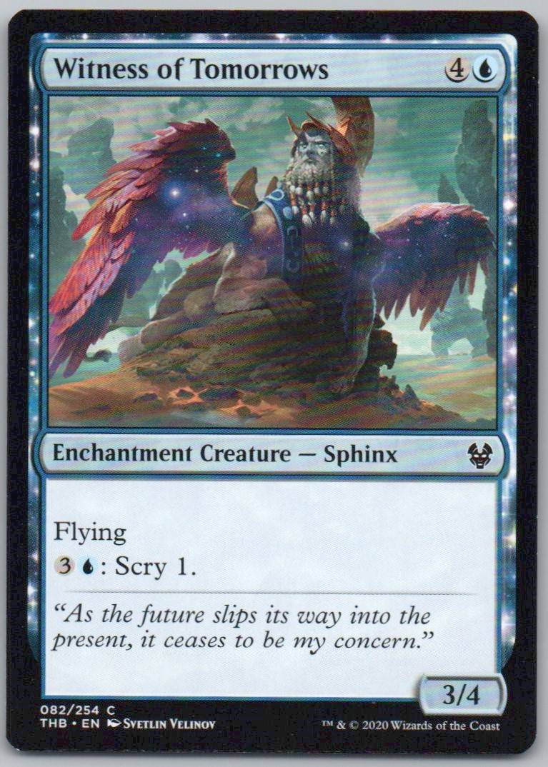 Witness of Tomorrows 82 Normal Enchantment Card - Theros Beyond Death