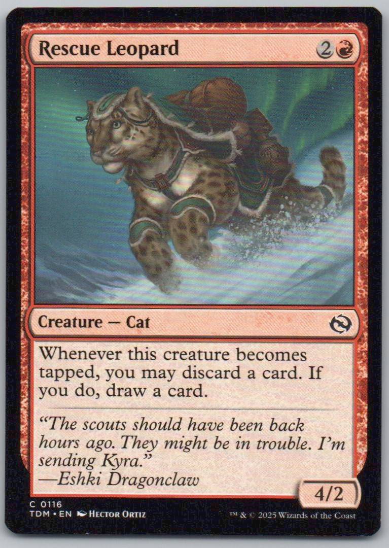 Rescue Leopard 116 Normal Creature Card - Tarkir: Dragonstorm