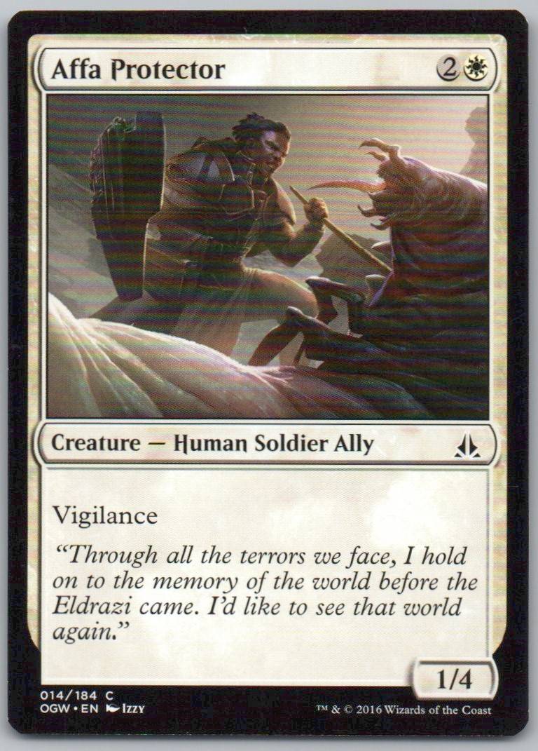 Affa Protector 14 Normal Creature Card - Oath of the Gatewatch