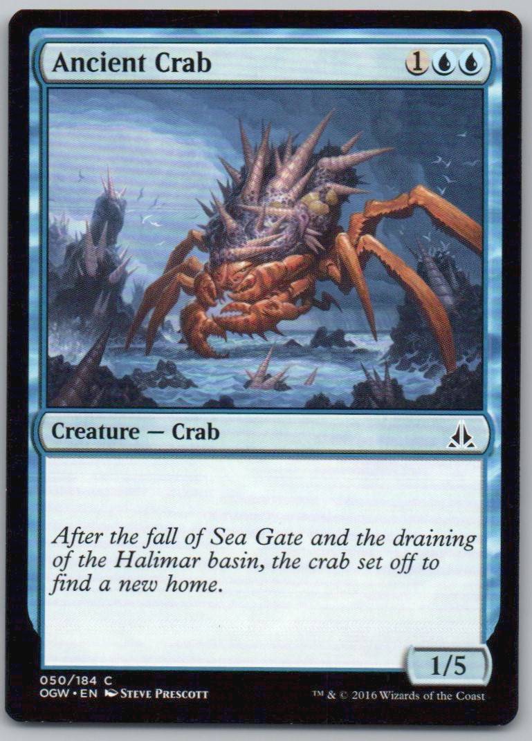 Ancient Crab 50 Normal Creature Card - Oath of the Gatewatch