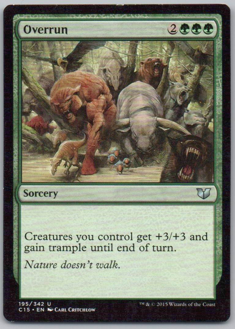 Overrun 195 Normal Sorcery Card - Commander 2015