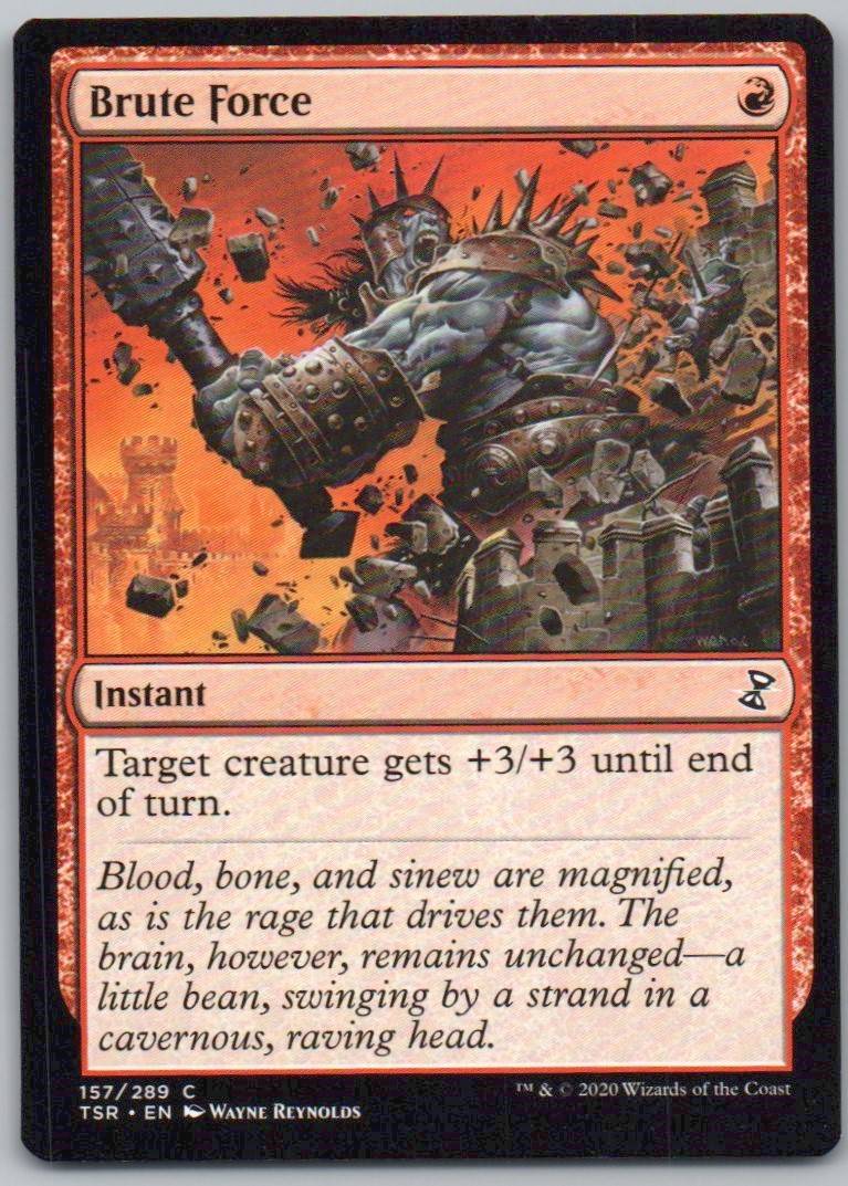Brute Force 157 Normal Instant Card - Time Spiral: Remastered