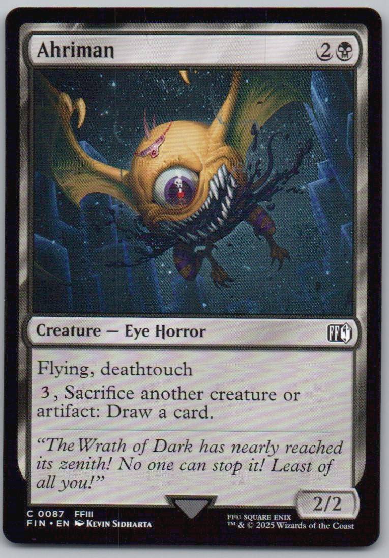 Ahriman 87 Normal Creature Card - FINAL FANTASY