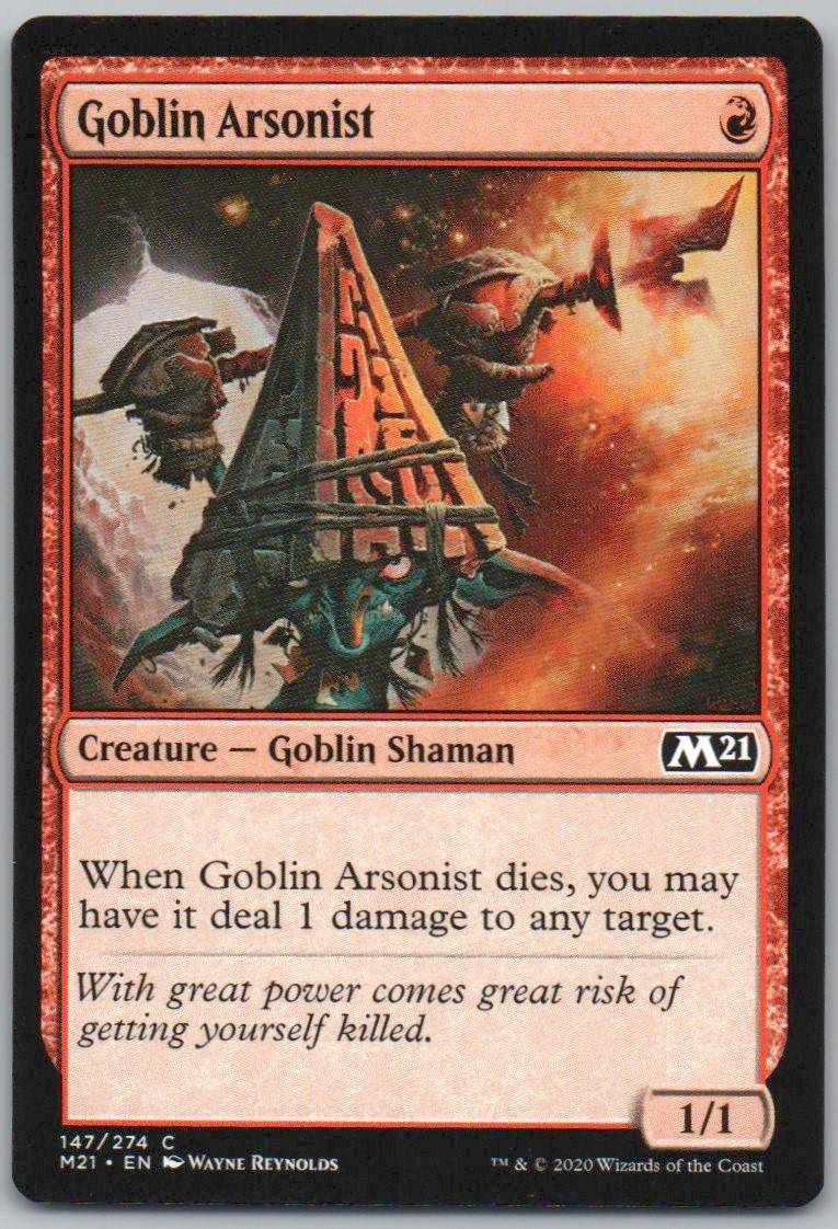 Goblin Arsonist 147 0 Creature Card - Core Set 2021