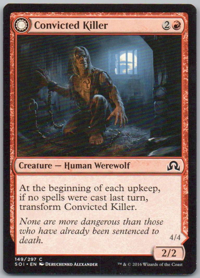 Convicted Killer 149 Normal Creature Card - Shadows over Innistrad