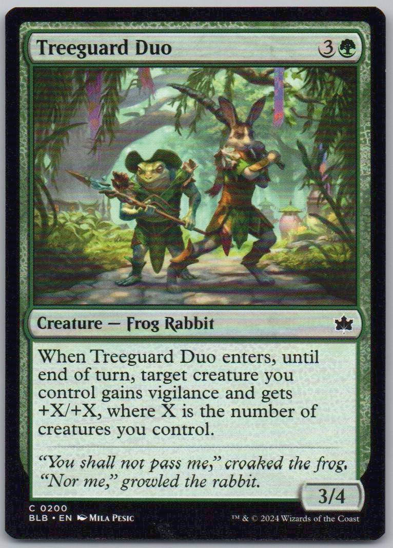 Treeguard Duo 200 Normal Creature Card - Bloomburrow