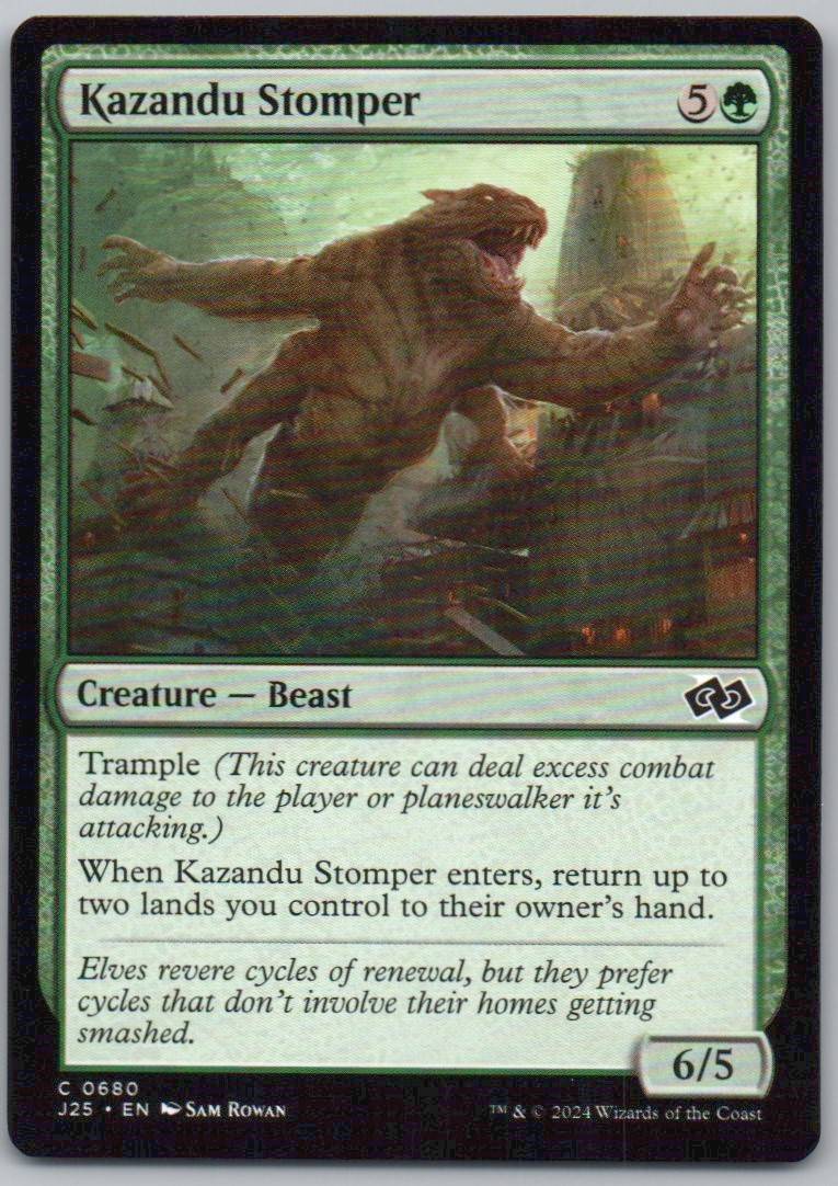Kazandu Stomper 680 0 Creature Card - Foundations Jumpstart