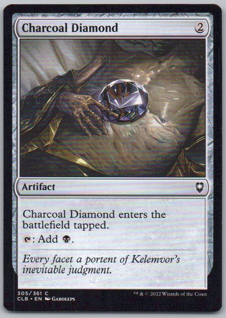 Charcoal Diamond 305 Normal Artifact Card - Commander Legends: Battle for Baldur's Gate