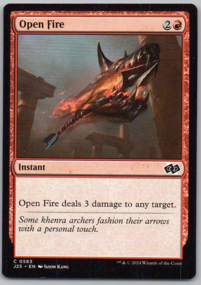 Open Fire 583 0 Instant Card - Foundations Jumpstart