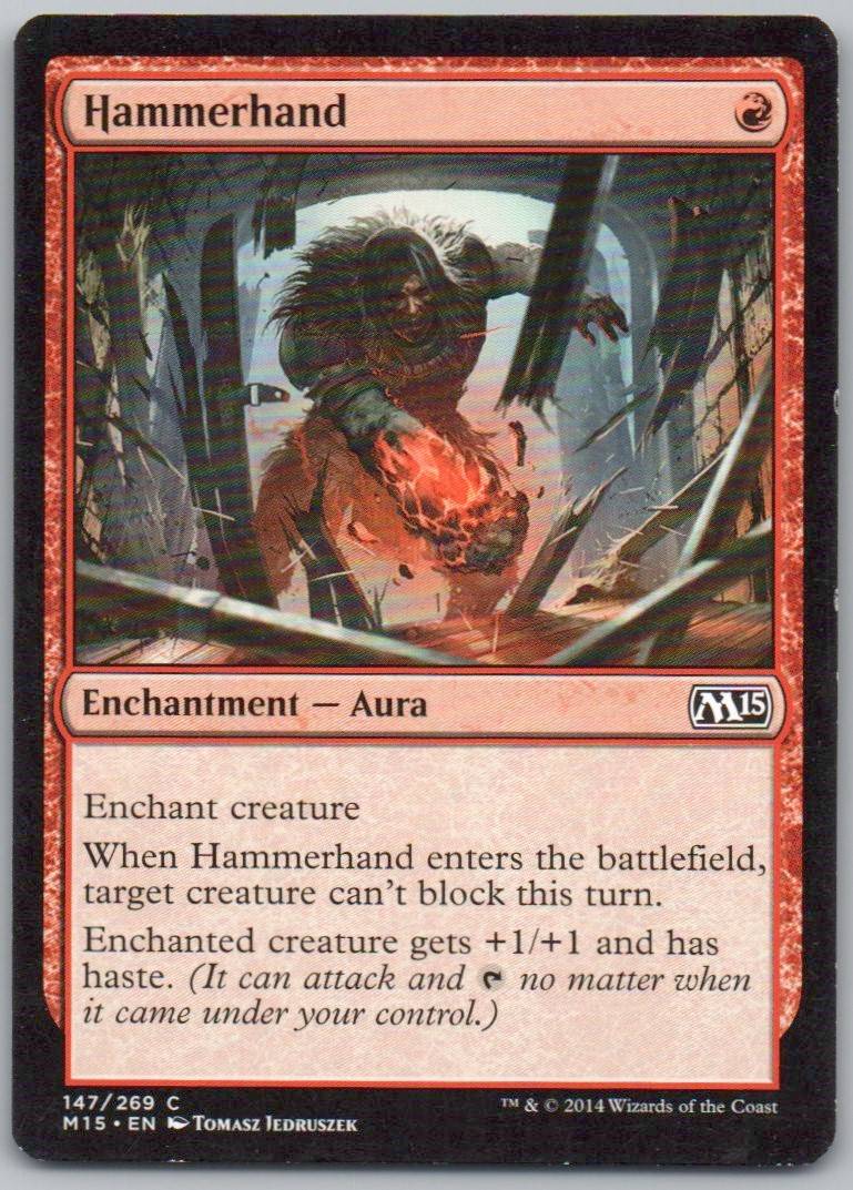 Hammerhand 147 Normal Enchantment Card - Magic 2015