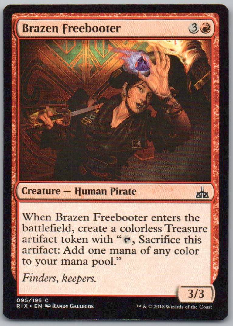 Brazen Freebooter 95 Normal Creature Card - Rivals of Ixalan