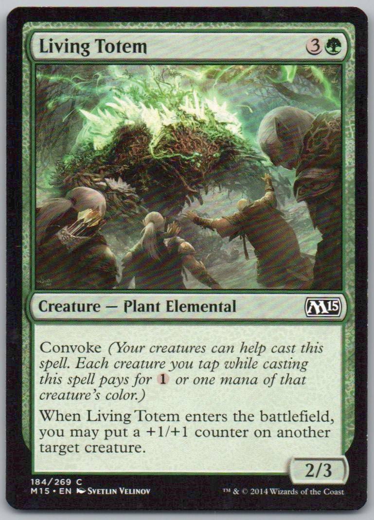 Living Totem 184 Normal Creature Card - Magic 2015