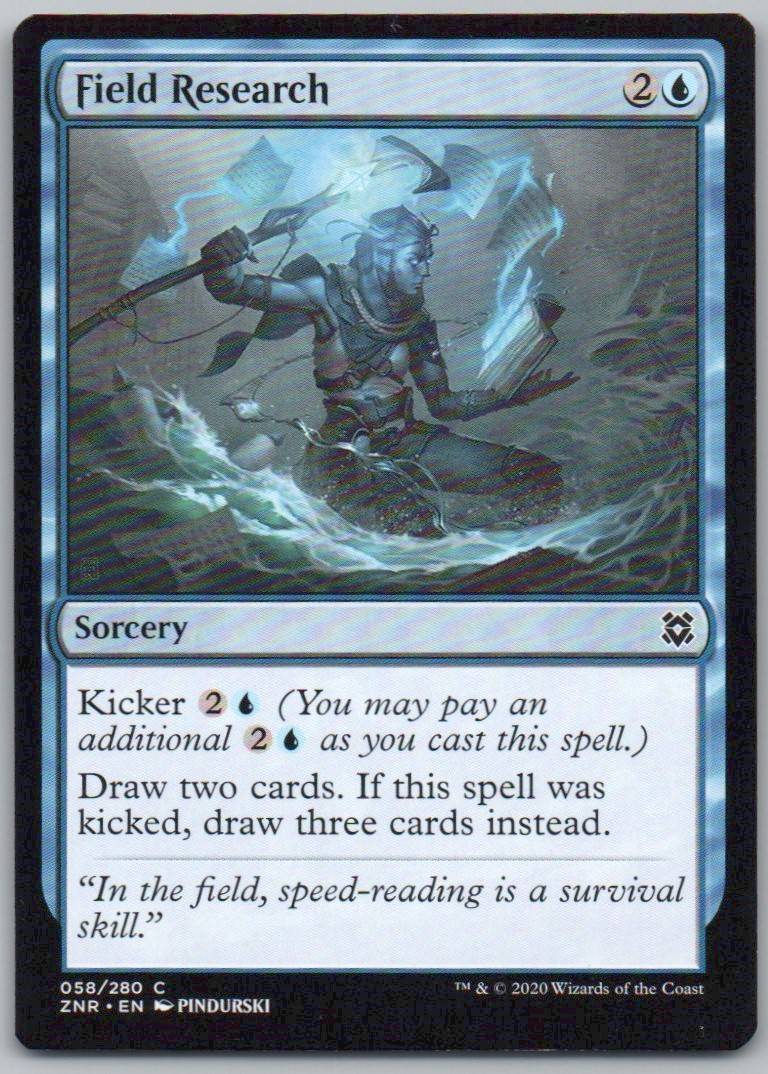 Field Research 58 Normal Sorcery Card - Zendikar Rising