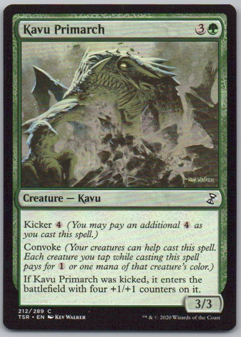 Kavu Primarch 212 Normal Creature Card - Time Spiral: Remastered