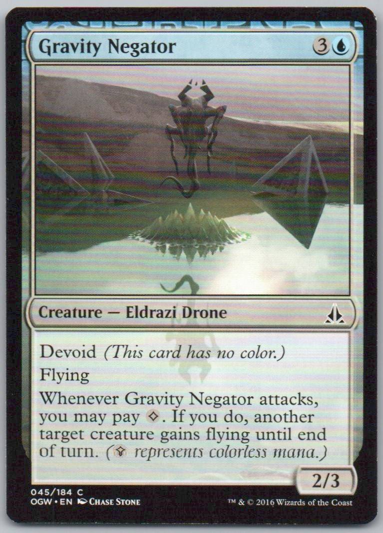 Gravity Negator 45 Normal Creature Card - Oath of the Gatewatch