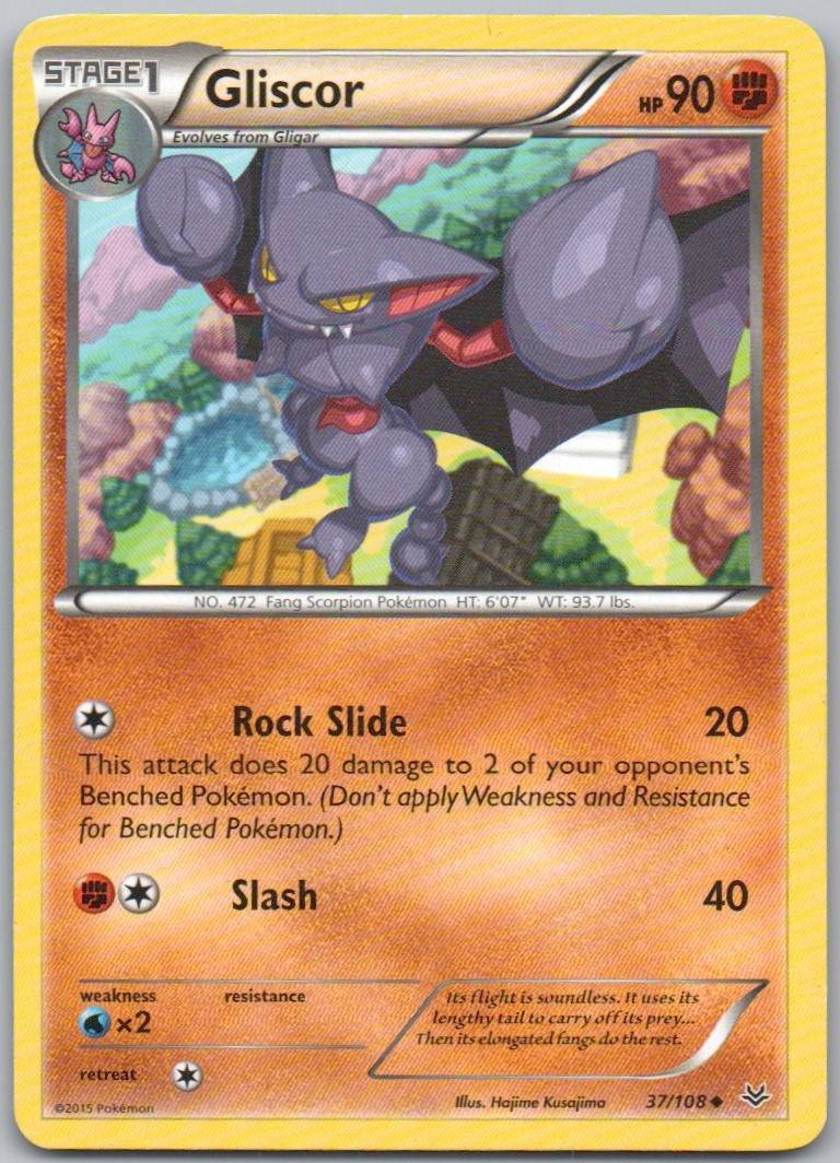 Gliscor 037 Normal Fighting Card - Roaring Skies