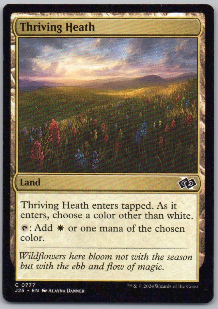 Thriving Heath 777 0 Land Card - Foundations Jumpstart