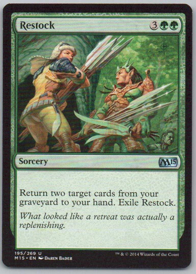 Restock 195 Normal Sorcery Card - Magic 2015