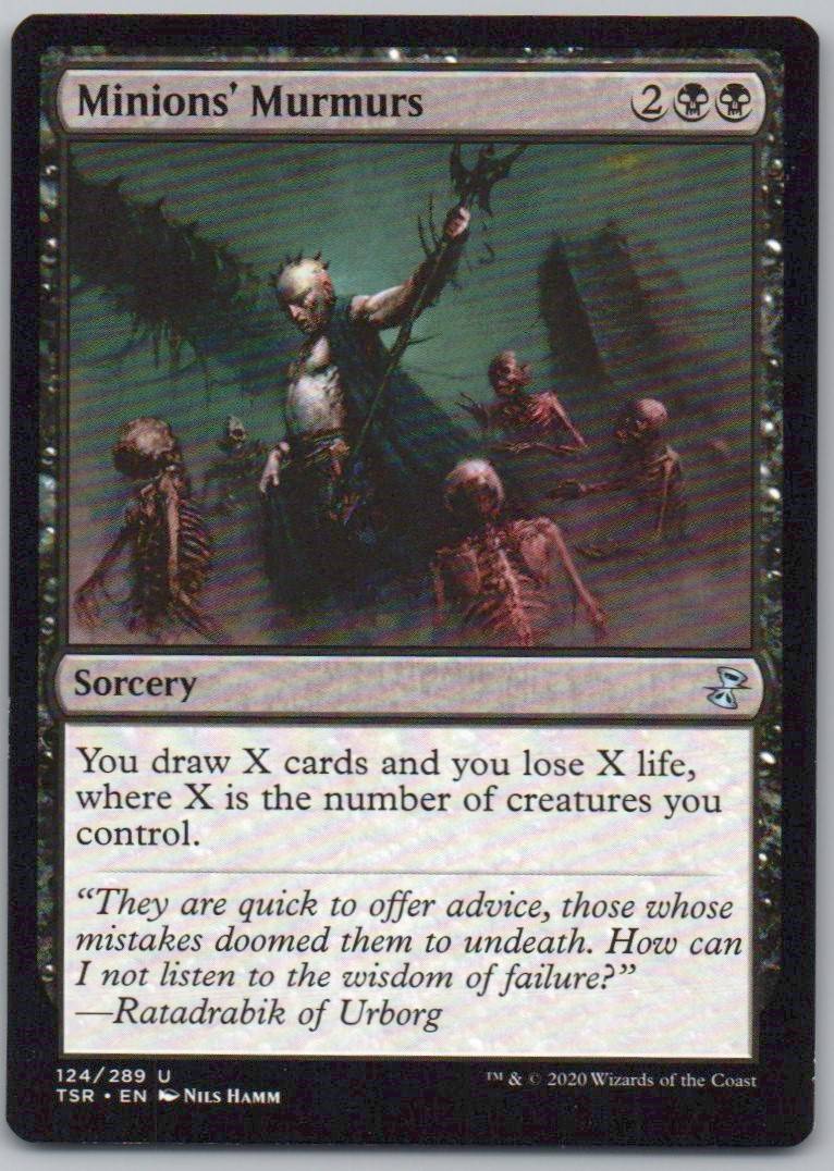 Minions' Murmurs 124 Normal Sorcery Card - Time Spiral: Remastered