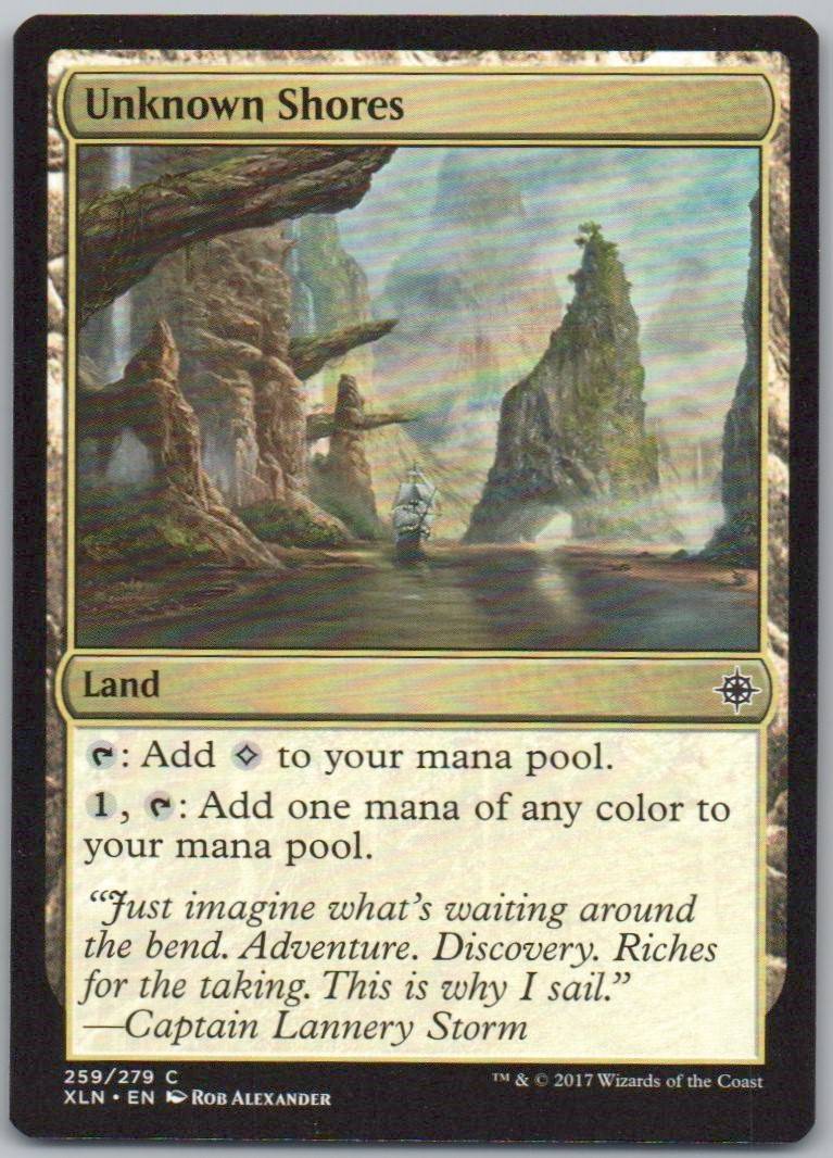 Unknown Shores 259 Normal Land Card - Ixalan